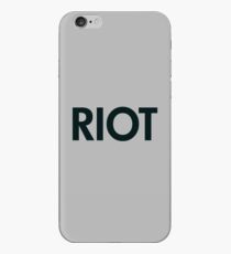 Riot (black) iPhone Case