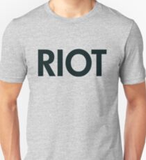 Riot (black) Unisex T-Shirt