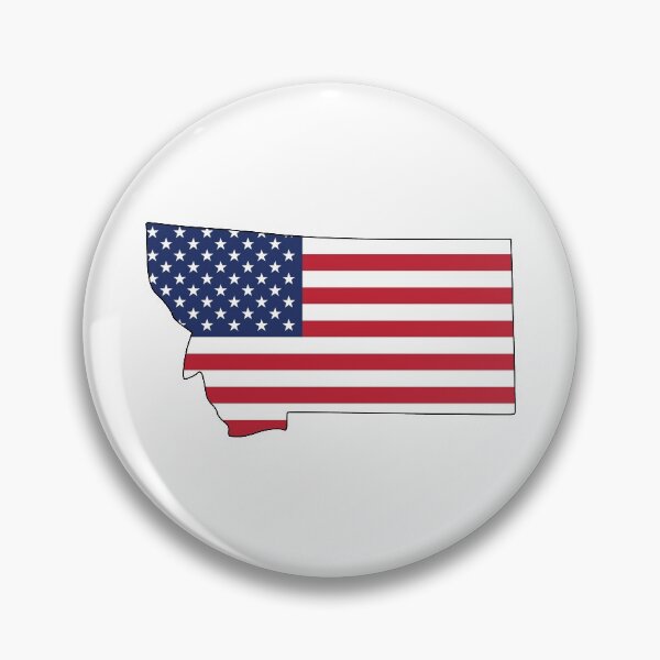 Item preview, American Flag Montana designed and sold by OlivDesignsCo.