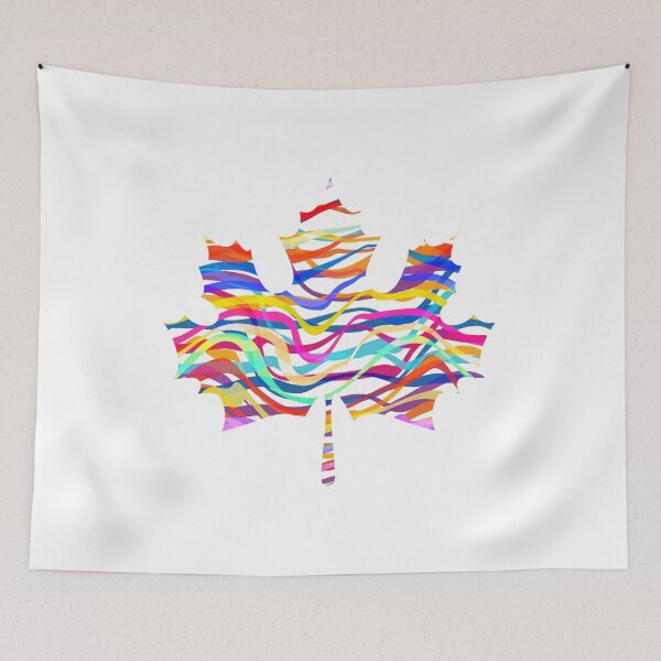 Item preview, Abstract Maple Leaf Silhouette with Pattern designed and sold by dimair.