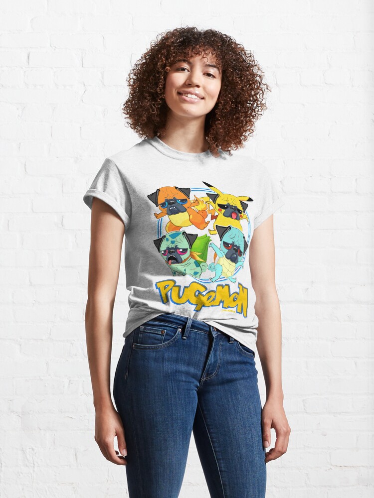 Alternate view of Pugemon Classic T-Shirt