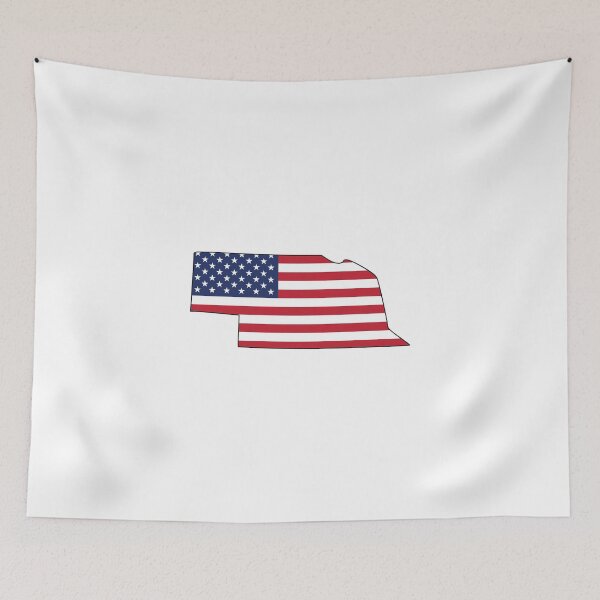 Item preview, American Flag Nebraska designed and sold by OlivDesignsCo.