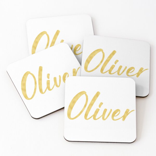 Item preview, Oliver Gold Metallic Name designed and sold by Amy Olsen.
