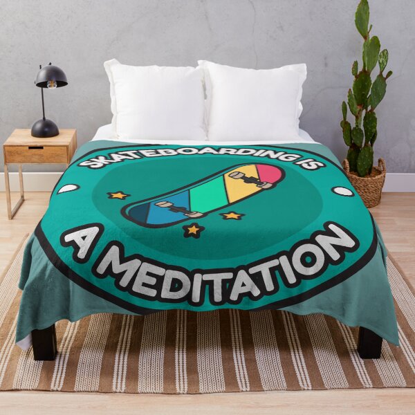 Item preview, Skateboarding is a meditation designed and sold by Nightlight0.