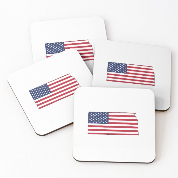 Item preview, American Flag Kansas designed and sold by OlivDesignsCo.