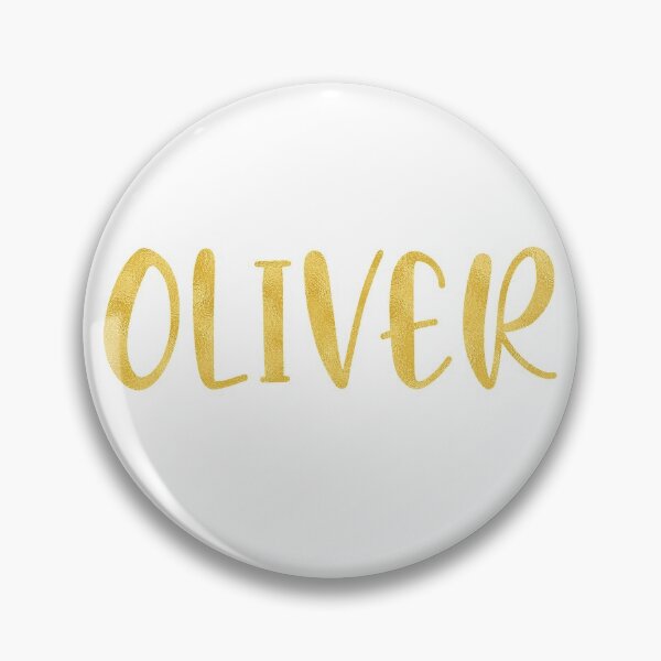 Item preview, Oliver Gold Metallic Name designed and sold by Amy Olsen.