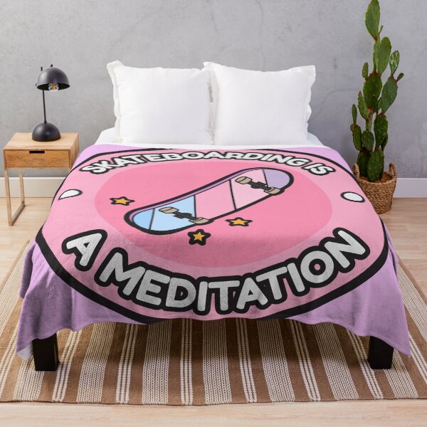 Item preview, Skateboarding is a meditation designed and sold by Nightlight0.