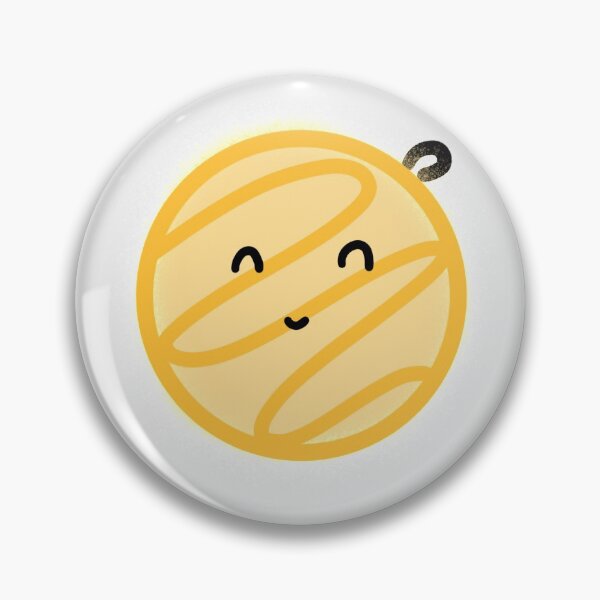 Item preview, (With Glow) Cute Yellow Bauble with Face designed and sold by Christmas-Vibes.