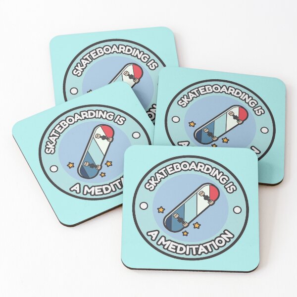 Item preview, Skateboarding is a meditation designed and sold by Nightlight0.