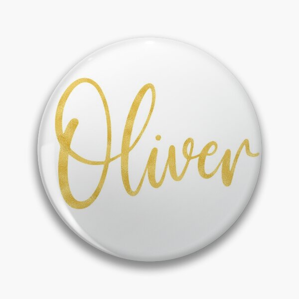 Item preview, Oliver Gold Metallic Name designed and sold by Amy Olsen.