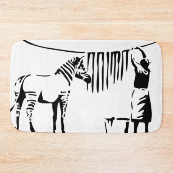 Item preview, Washing Zebra Stripes – Timbuktu, Mali  #20 designed and sold by BanksyArtShop.