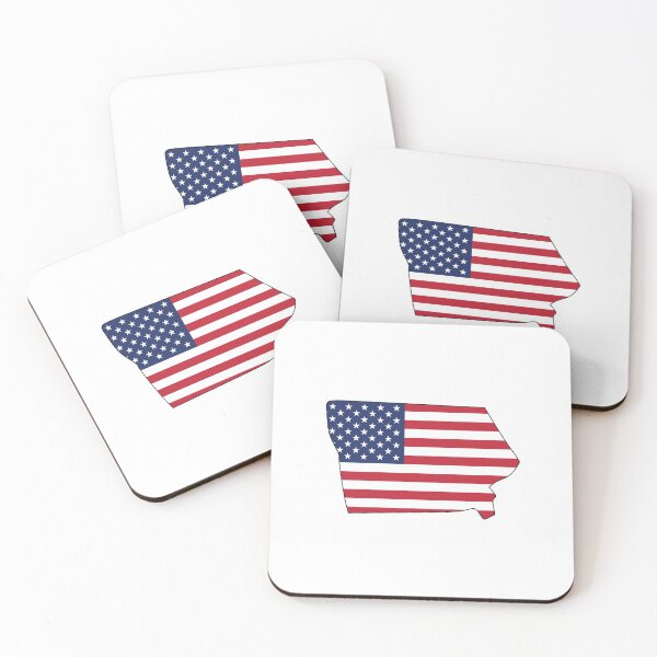 Item preview, American Flag Iowa designed and sold by OlivDesignsCo.
