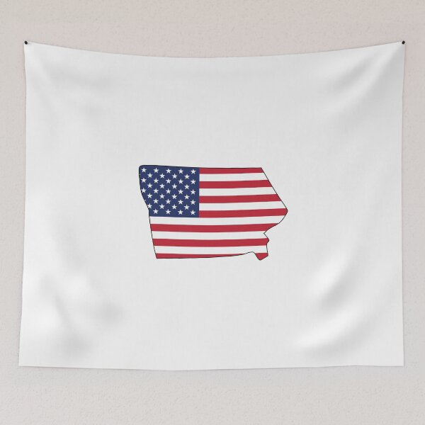 Item preview, American Flag Iowa designed and sold by OlivDesignsCo.