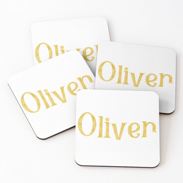 Item preview, Oliver Gold Metallic Name designed and sold by Amy Olsen.