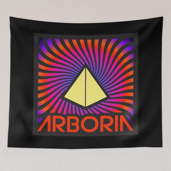 Item preview, Arboria Pyramid Colorful Waves designed and sold by muskitt.