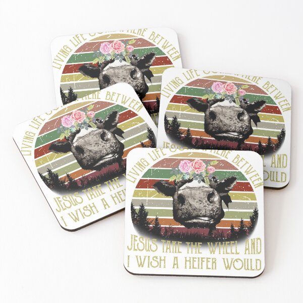 Item preview, Heifer Jesus Take The Wheel I Wish A Heifer Would designed and sold by RiseAlex.