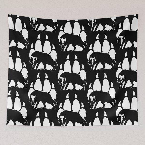 Item preview, Wolf silhouette and paw  designed and sold by ivoreegoin.