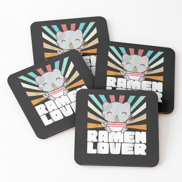 Item preview, Ramen Cat 80's Vibes Vintage Ramen Lover Japanese Kawaii Cat T-Shirt designed and sold by Busan-Benfica.