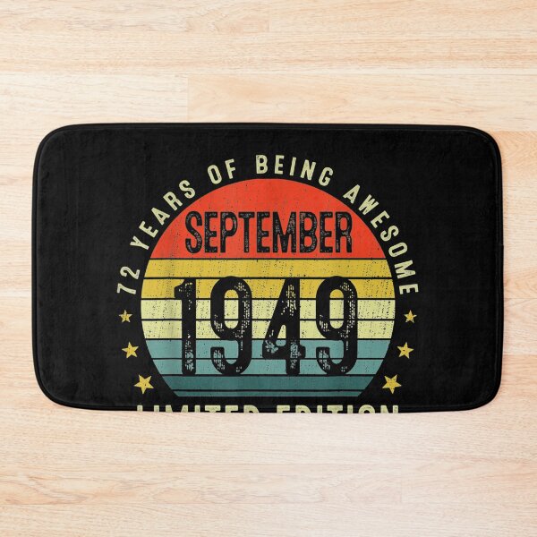 Item preview, 72 Years Old September 1949 Retro Awesome 72nd Birthday  designed and sold by CadellShop.