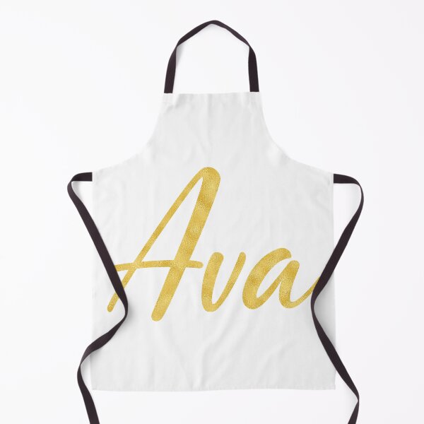 Item preview, Ava Gold Metallic Name designed and sold by Amy Olsen.
