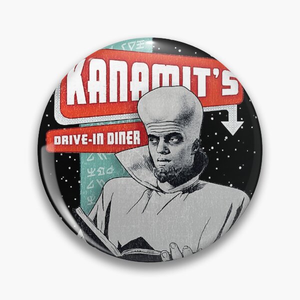 Item preview, The Another Twilight Zone Movie Big eye Science Fiction kanamits diner black designed and sold by TwilightFinal.