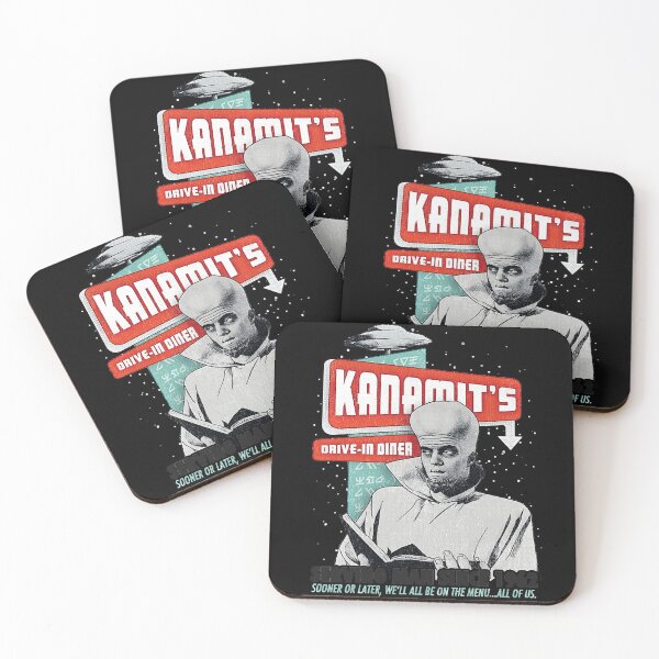 Item preview, The Another Twilight Zone Movie Big eye Science Fiction kanamits diner black designed and sold by TwilightFinal.