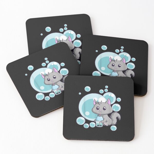 Item preview, Kawaii Cat Bubble Tea Anime Funny Boba Tea Cats Neko Kitty T-Shirt designed and sold by tinhpham.