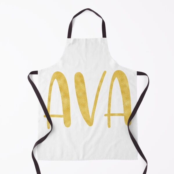 Item preview, Ava Gold Metallic Name designed and sold by Amy Olsen.