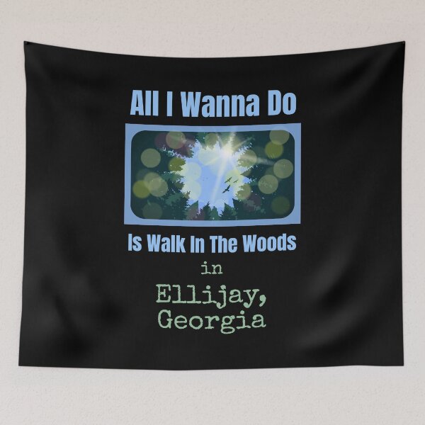 Item preview, All I Wanna Do Is Walk Ellijay Woods designed and sold by artfulnotebook.