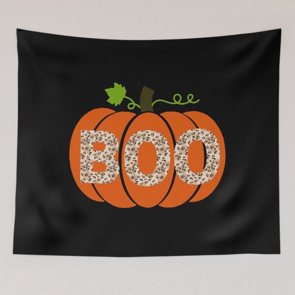 Item preview, Pumpkin Leopard Print Boo designed and sold by Jewelspride.