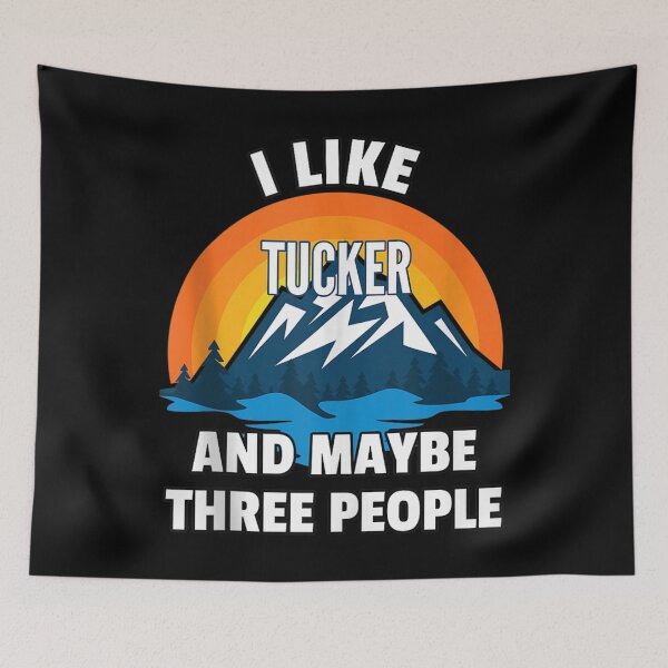 Item preview, I Like Tucker And Maybe Three People Tank Top designed and sold by GarrickShop.