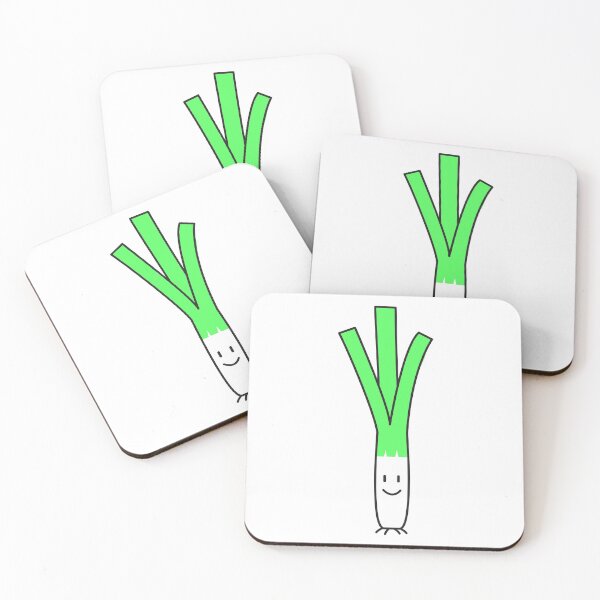 Item preview, Cute Scallion Digtal Art | Green Onion Digital Art | Dae-pa | Korean Onion designed and sold by GinaArtHut.