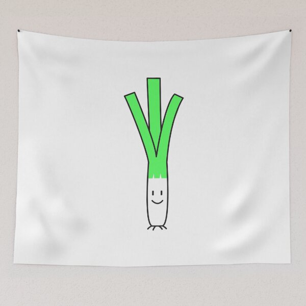 Item preview, Cute Scallion Digtal Art | Green Onion Digital Art | Dae-pa | Korean Onion designed and sold by GinaArtHut.