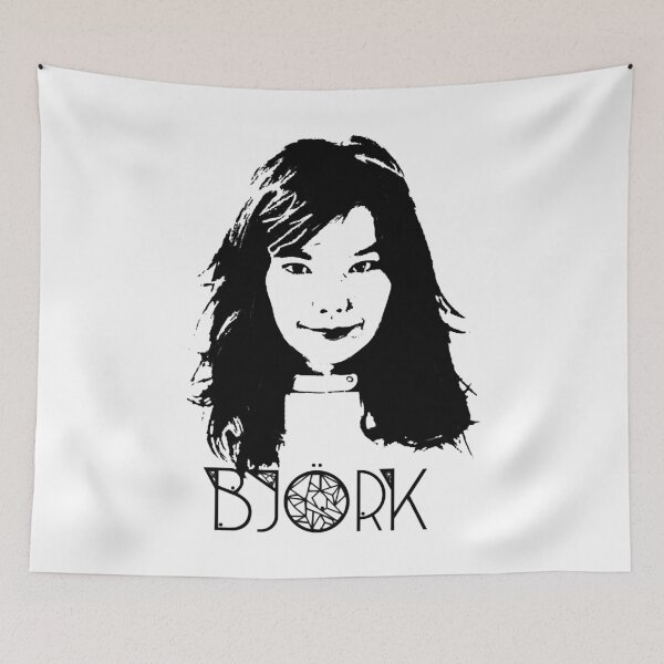 Item preview, Bjork smile b&w designed and sold by StahlNormaIrene.