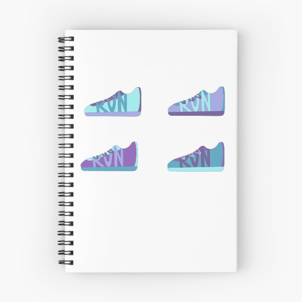 Item preview, Blue and Purple Running Shoe Sticker Pack designed and sold by klaireep.