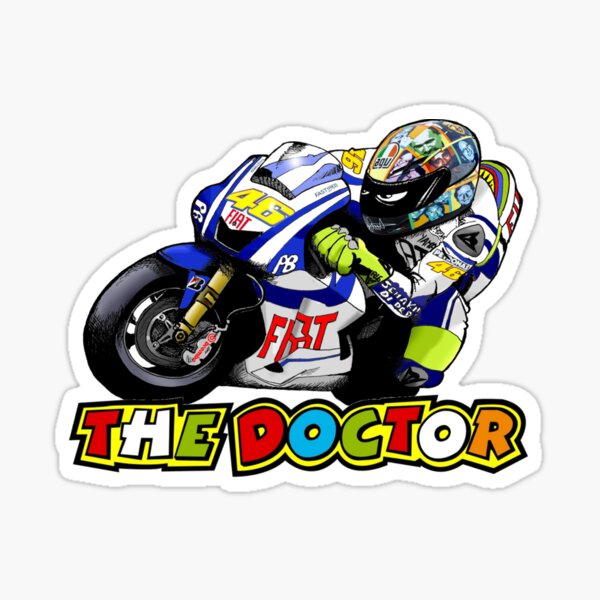 valentino rossi bike stickers