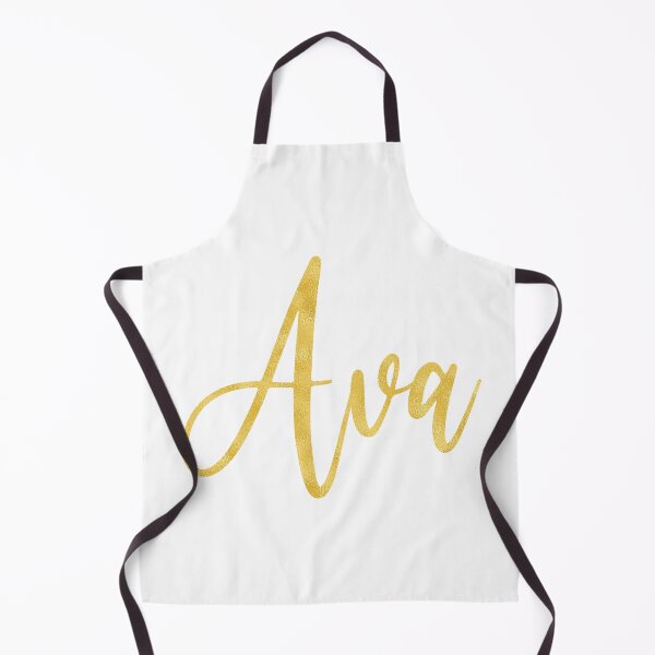 Item preview, Ava Gold Metallic Name designed and sold by Amy Olsen.