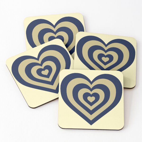 Artikelvorschau, Blau und Gold - Powerpuff Girls Retro Heart entworfen und verkauft von Liyanna Baloca.