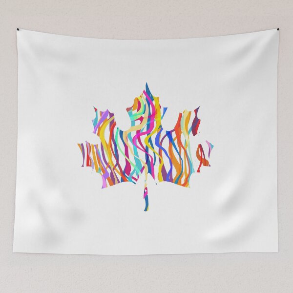 Item preview, Abstract Maple Leaf Silhouette with Pattern designed and sold by dimair.