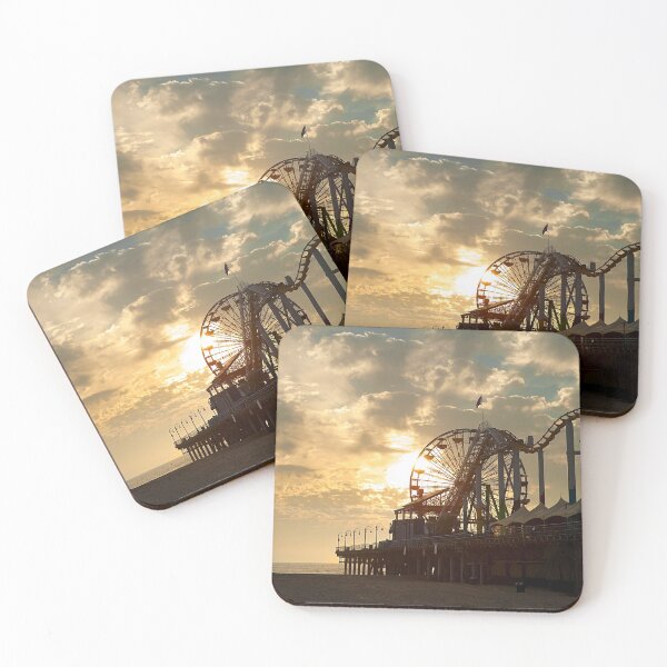 Item preview, Santa Monica Pier California Evening Sunset designed and sold by Piper-Deals.
