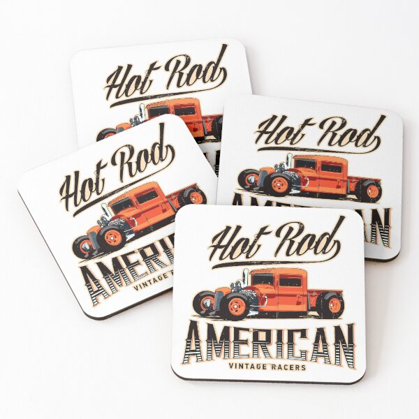 Item preview, Hot Rod Vintage Men's Print T-Shirt | classic cars | 100% organic unisex designed and sold by PCBoutique.