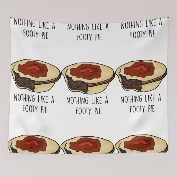 Item preview, Nothing Like a Footy Pie designed and sold by TucketKinging.
