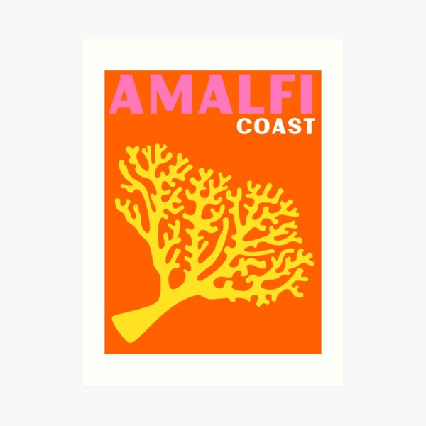AMALFI COAST Art Print