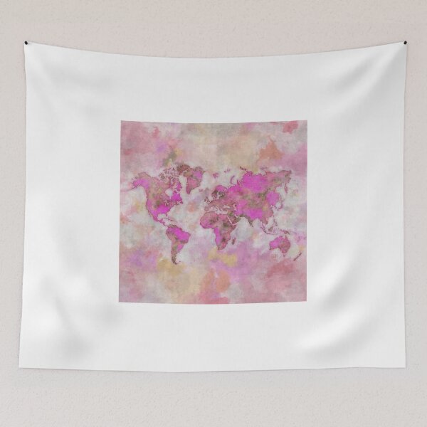 Item preview, World Map Violet designed and sold by HubertRoguski.
