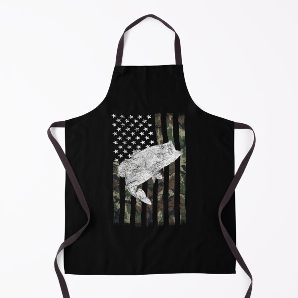 Item preview, Bass Fishing Camouflage Flag Big Mouth On Back designed and sold by politevann.