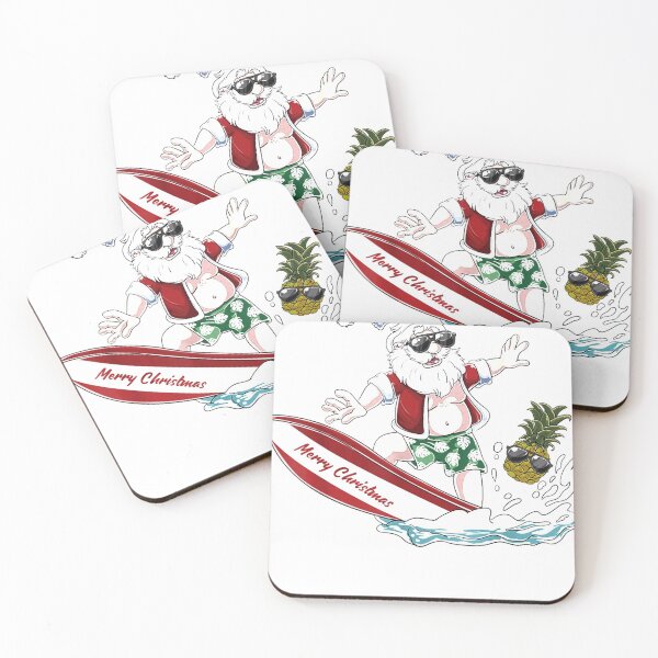 Item preview, Surfing Santa Beach Holiday designed and sold by teedesign2015.