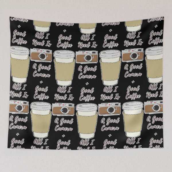 Item preview, All I Need Is A  Good Camera And Good Coffee Photography Gift designed and sold by PlusPlayStore.