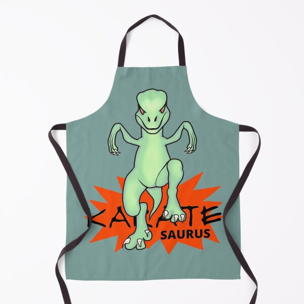 Item preview, Karatesaurus Raptor Crane Kick - Funny Dino Karate designed and sold by ViewerEqualsPhoton.