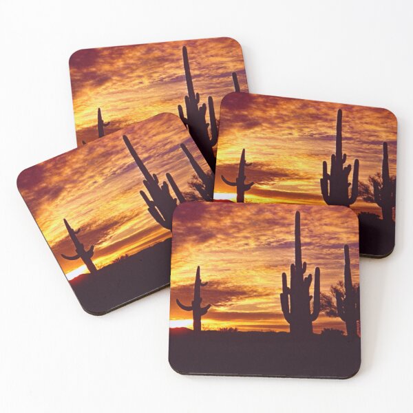 Item preview, Desert sunset - saguaro cactus  designed and sold by Lowtech.
