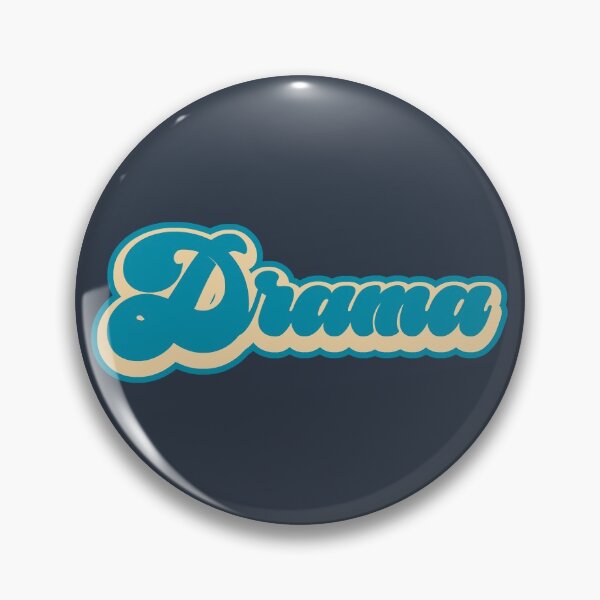 Item preview, Drama - Retro Blue designed and sold by Chubuter.